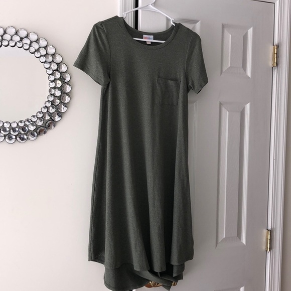 Army Green Lularoe Carly - Picture 5 of 5